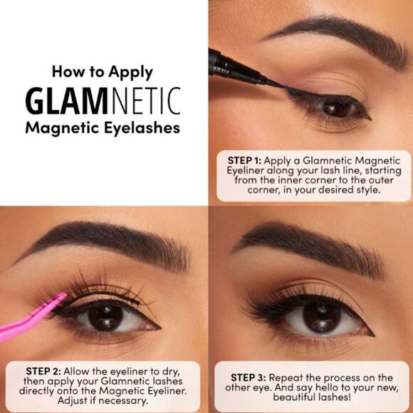 Glamnetic Invisible Magnetic Half Lashes - Picture 6 of 6
